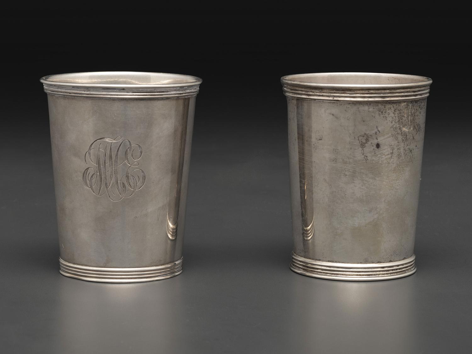 Two Silver Julep Cups