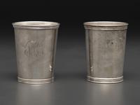 Two Silver Julep Cups