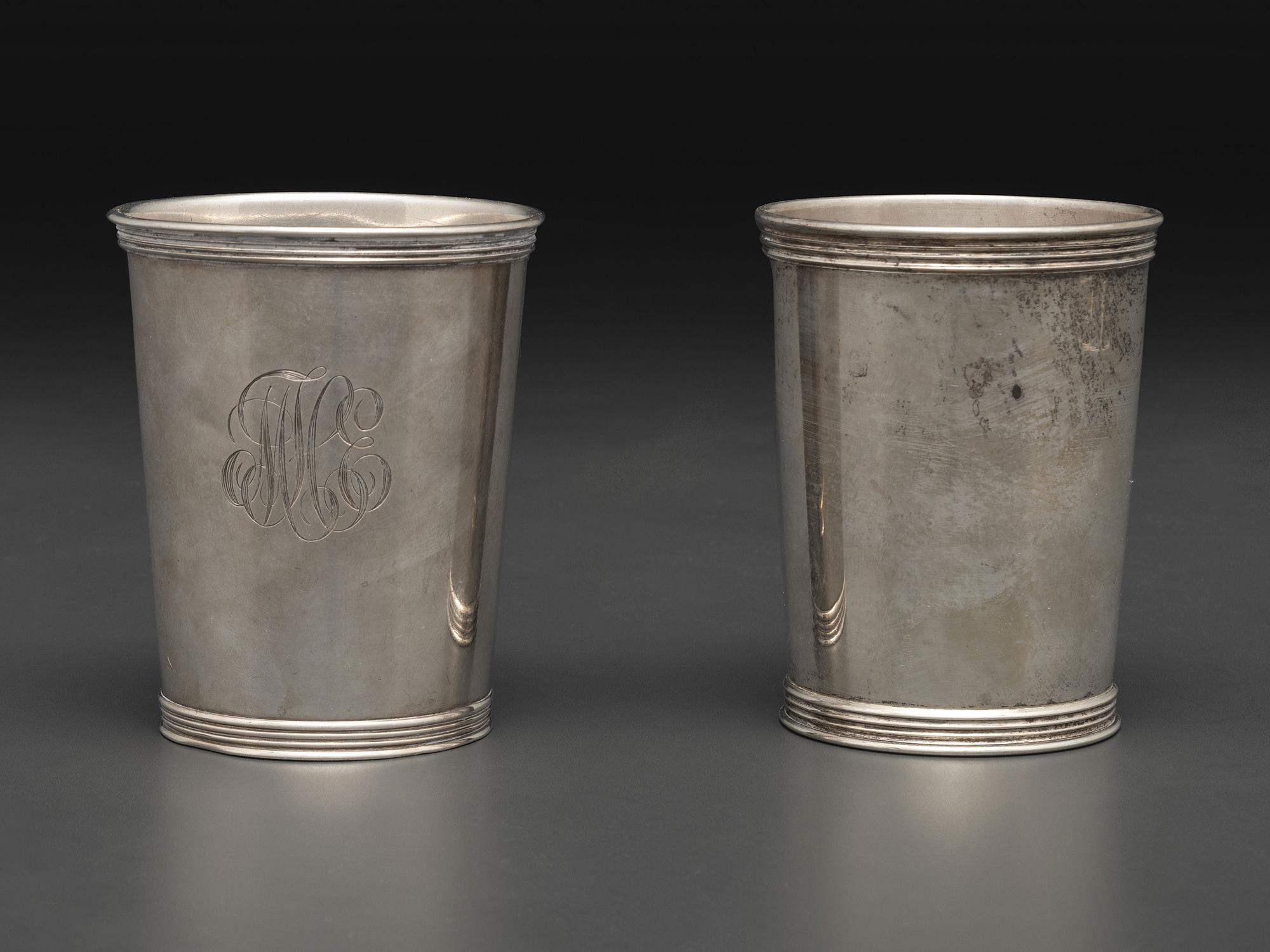 Two Silver Julep Cups