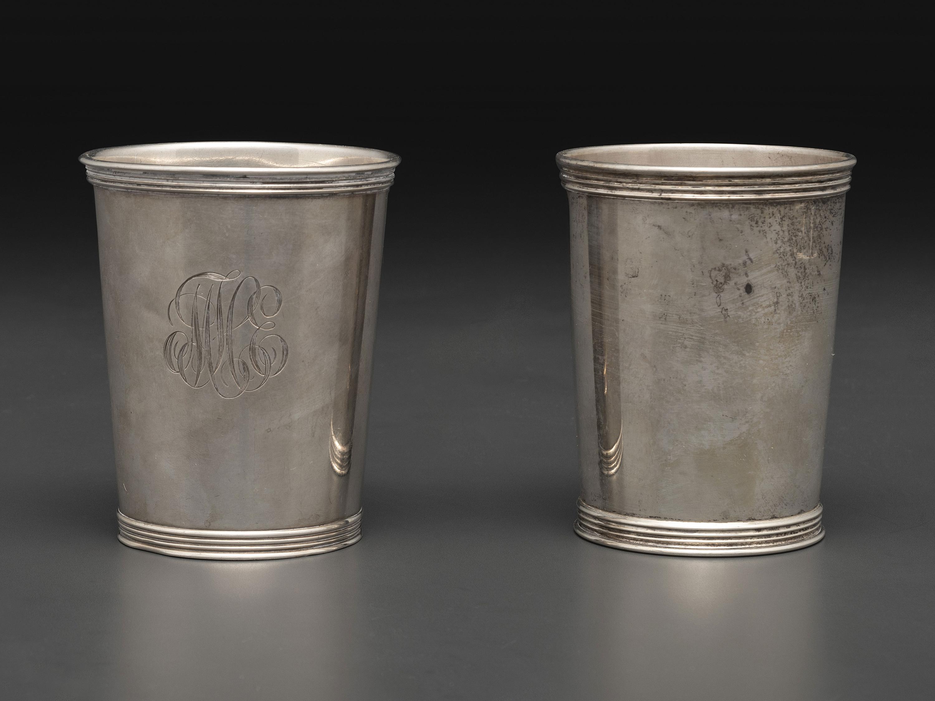 Two Silver Julep Cups