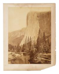 WATKINS, Carleton (1829-1916), photographer. El Capitan, Yosemite Valley.