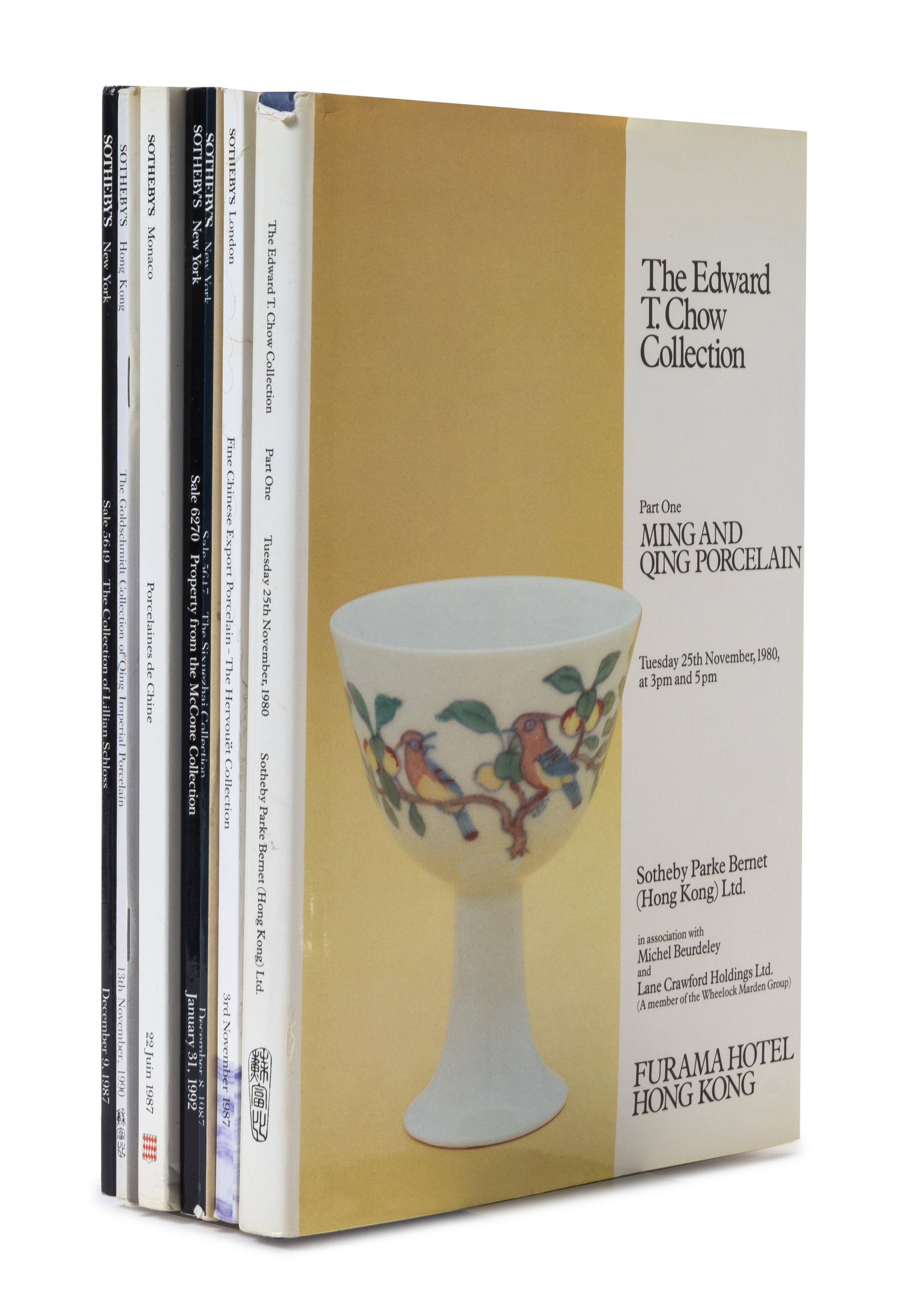 A Collection of Thirteen Sotheby's Auction Catalogues Relating to Sales of Various Private Collections