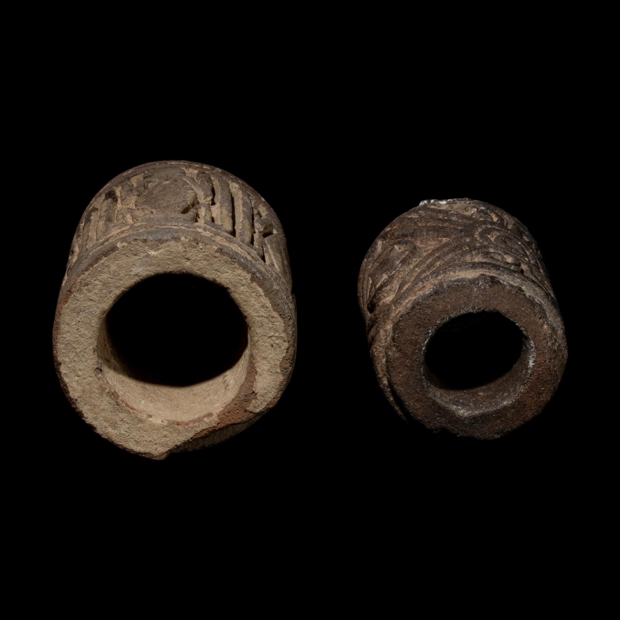 Two Pre-Columbian Stamp Rollers