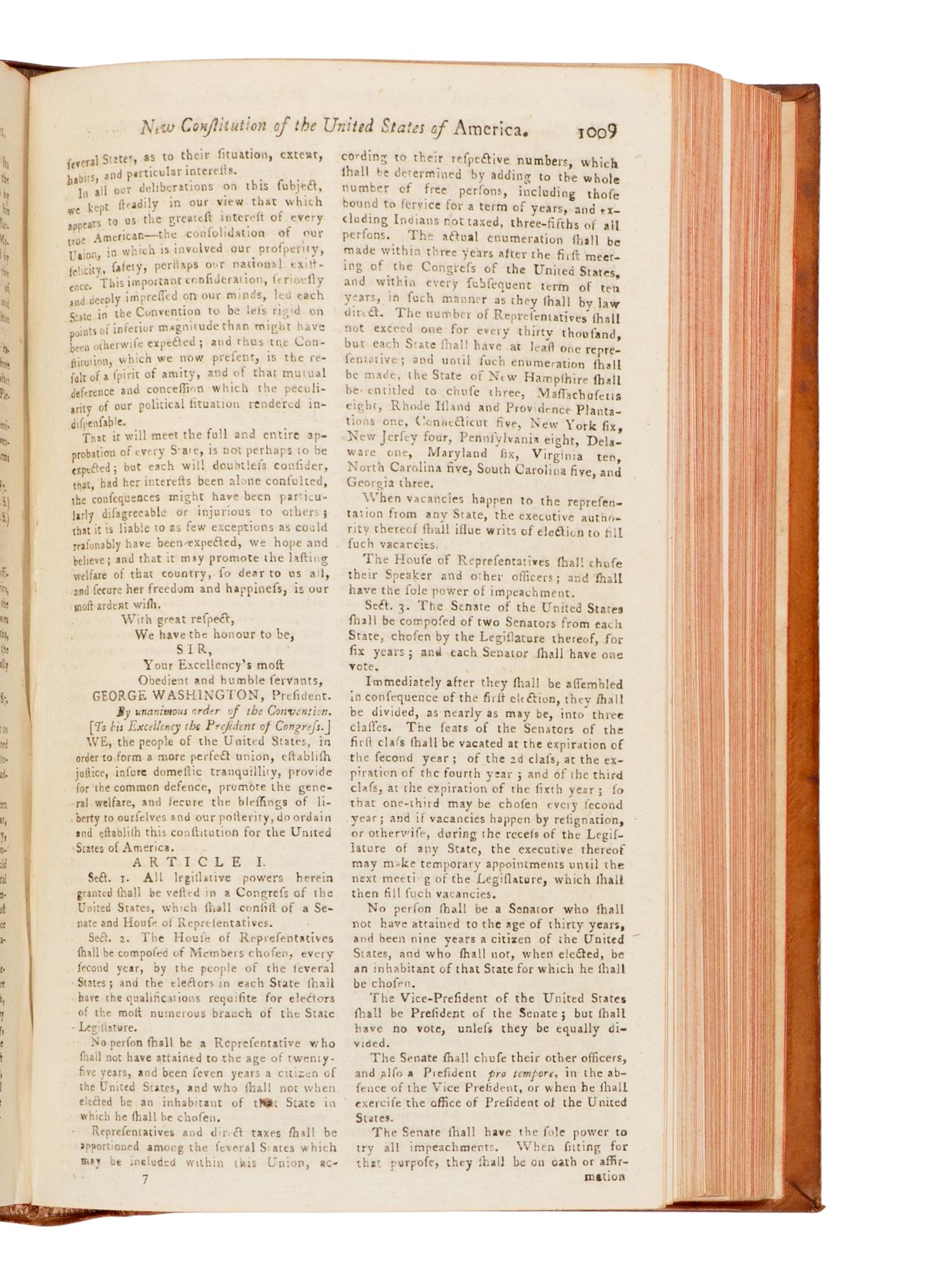 [Americana] [United States Constitution] Urban, Sylvanus (Edward Cave). The Gentleman's Magazine: and Historical Chronicle. Volume LVII. For the Year MDCCLXXXVII
