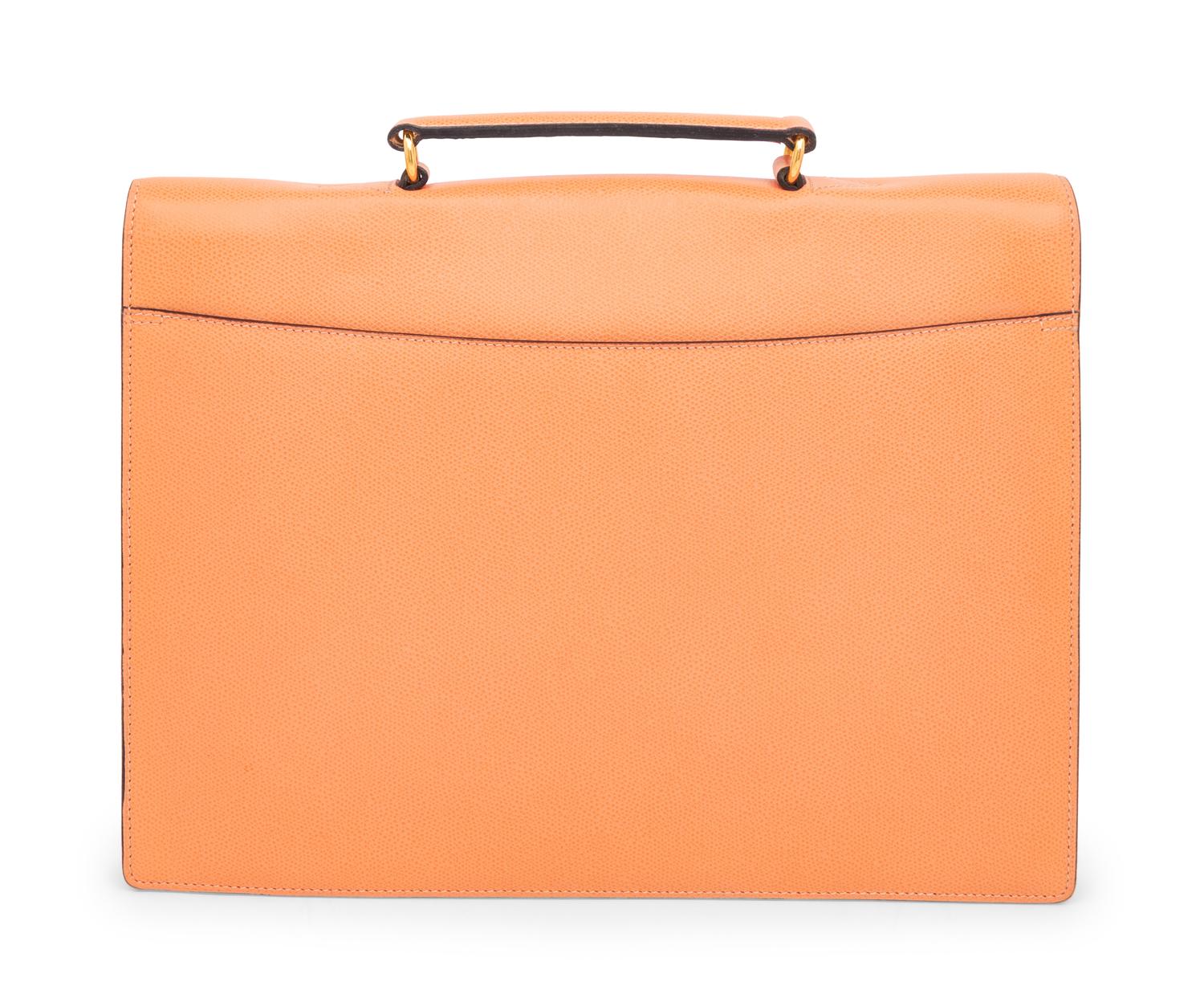 Céline, Salmon Pink Leather Briefcase