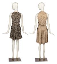 Two Designer Dresses, One Geoffrey Beene and One Valentino, 1980-90s
