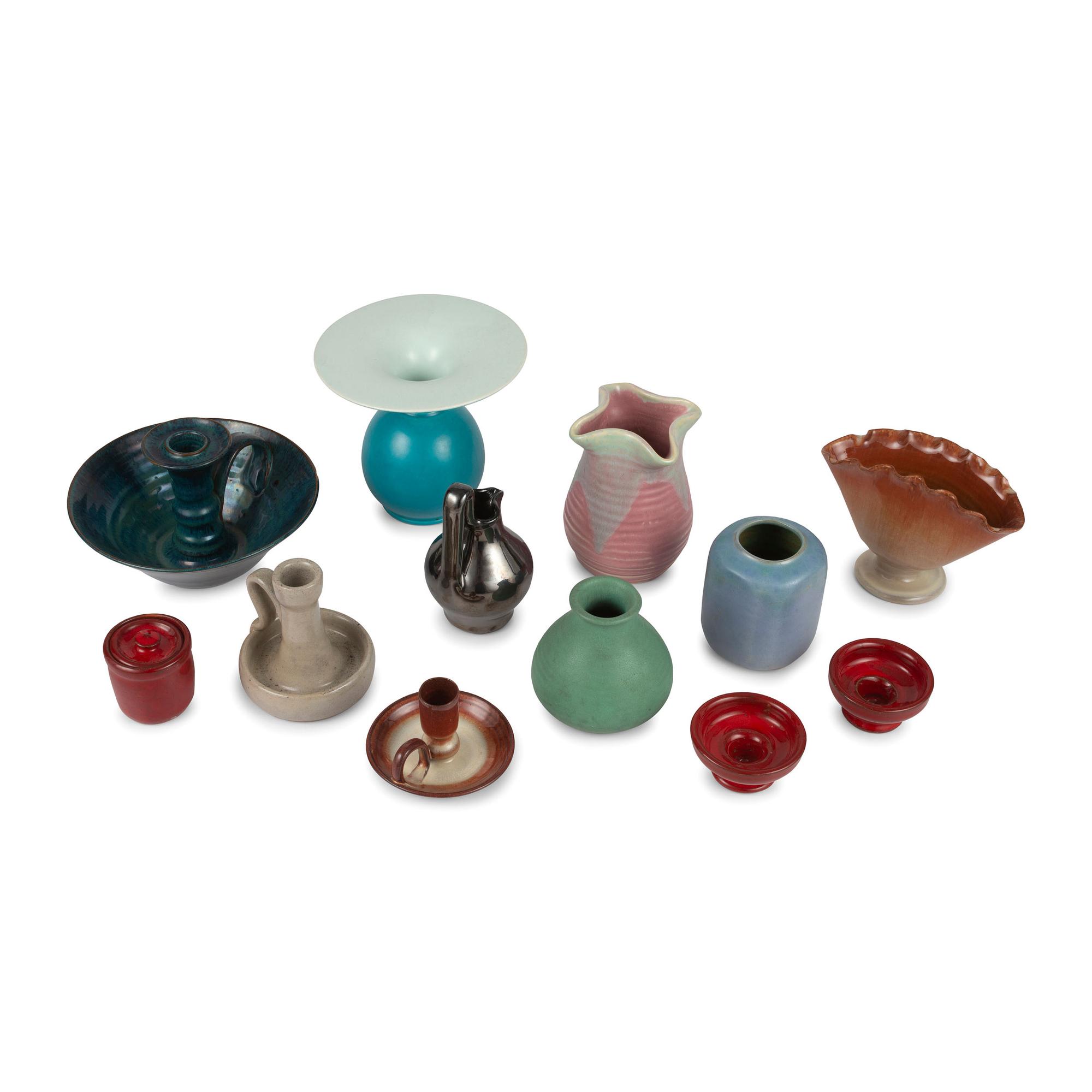 A Group of American Art Pottery