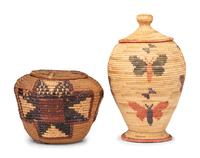 Alaskan and Salish Imbricated Baskets