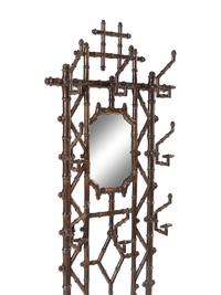 A Victorian Painted Cast Iron Bamboo-Form Hall Tree