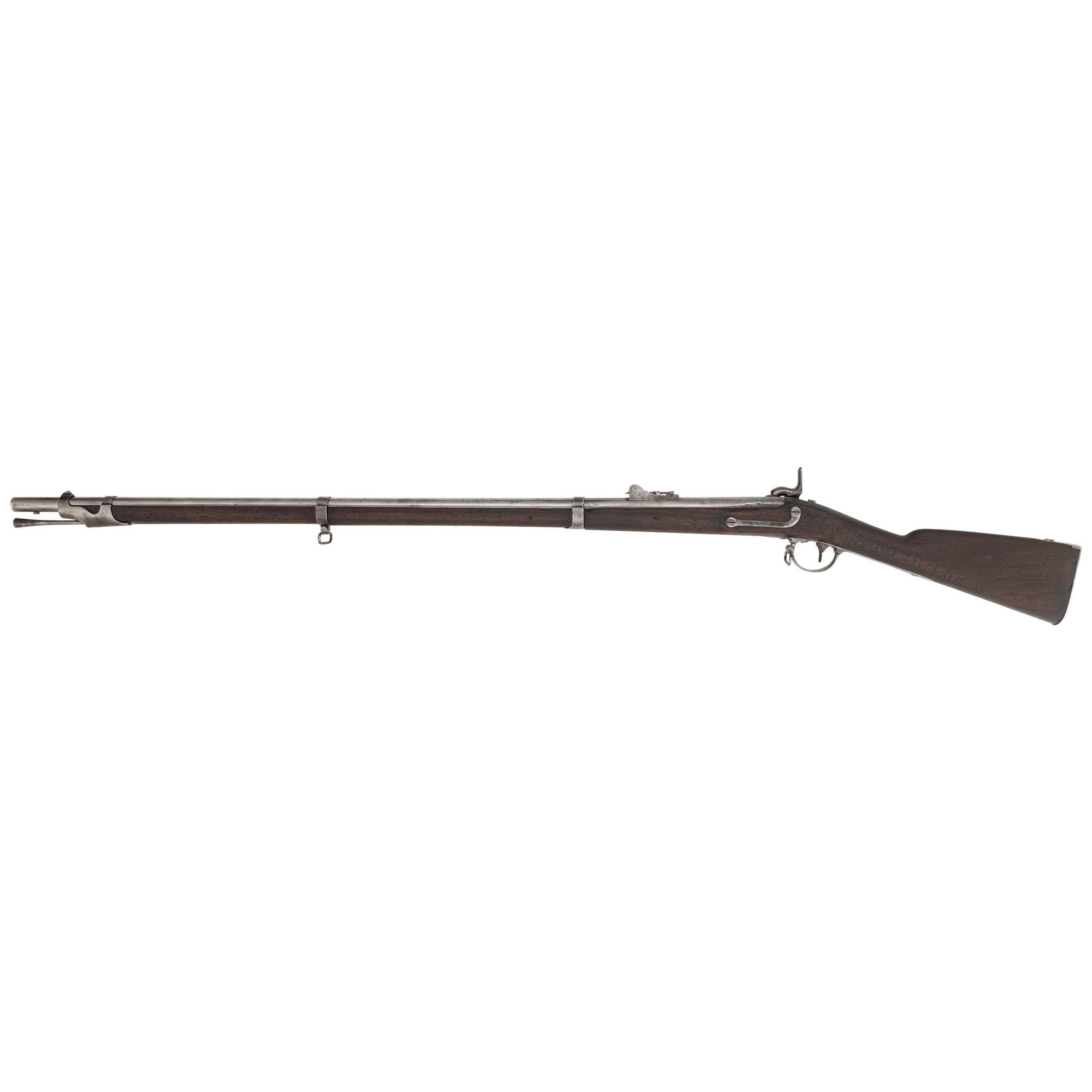 Harpers Ferry Rifled & Sighted US Model 1842 Musket