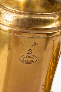 A Collection of Dutch Brass Oil Lamps
