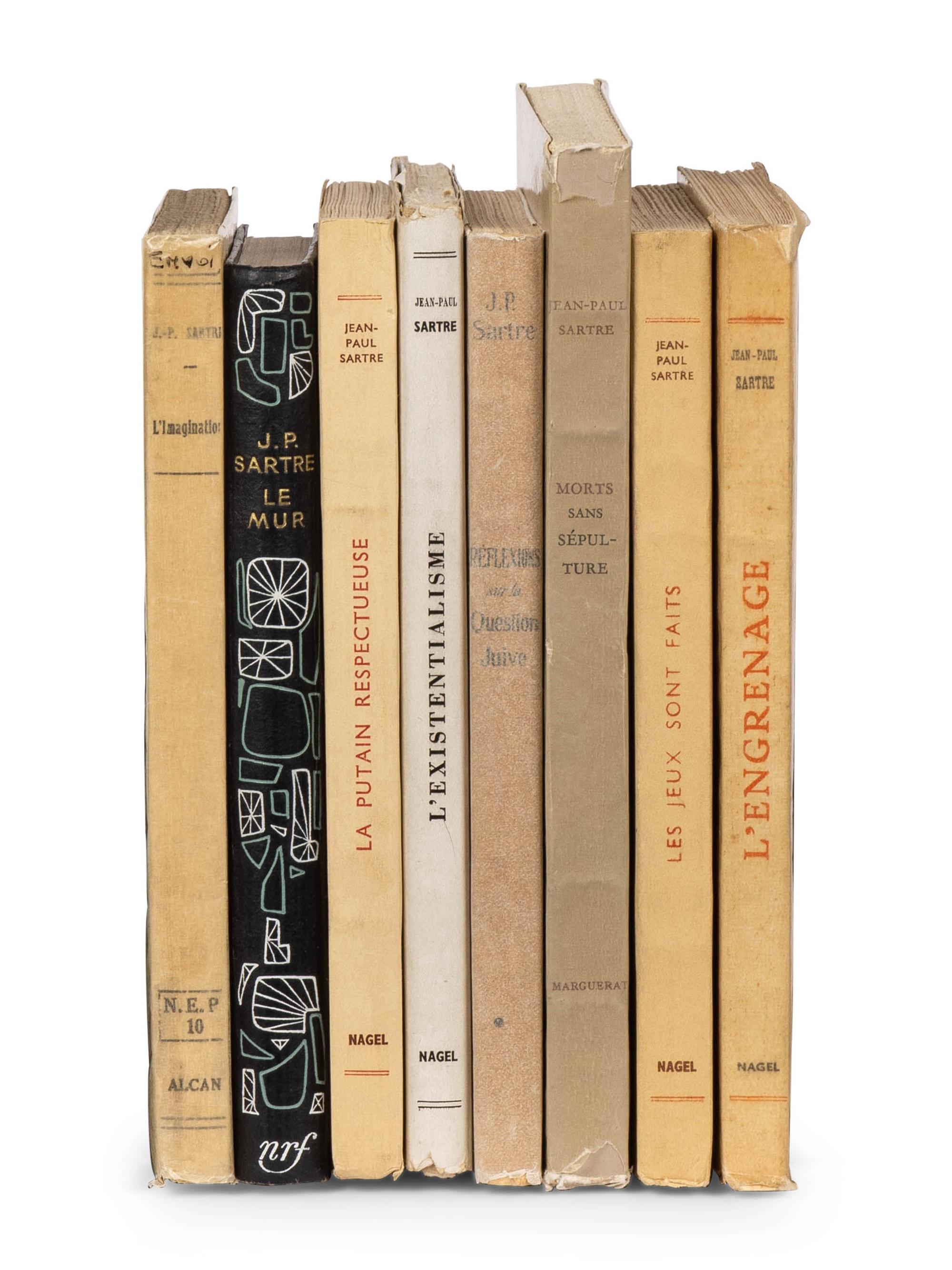 SARTRE, Jean Paul (1905-1980). A group of 11 works, including: