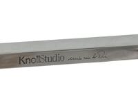 A Knoll Studio Glass and Metal Coffee Table