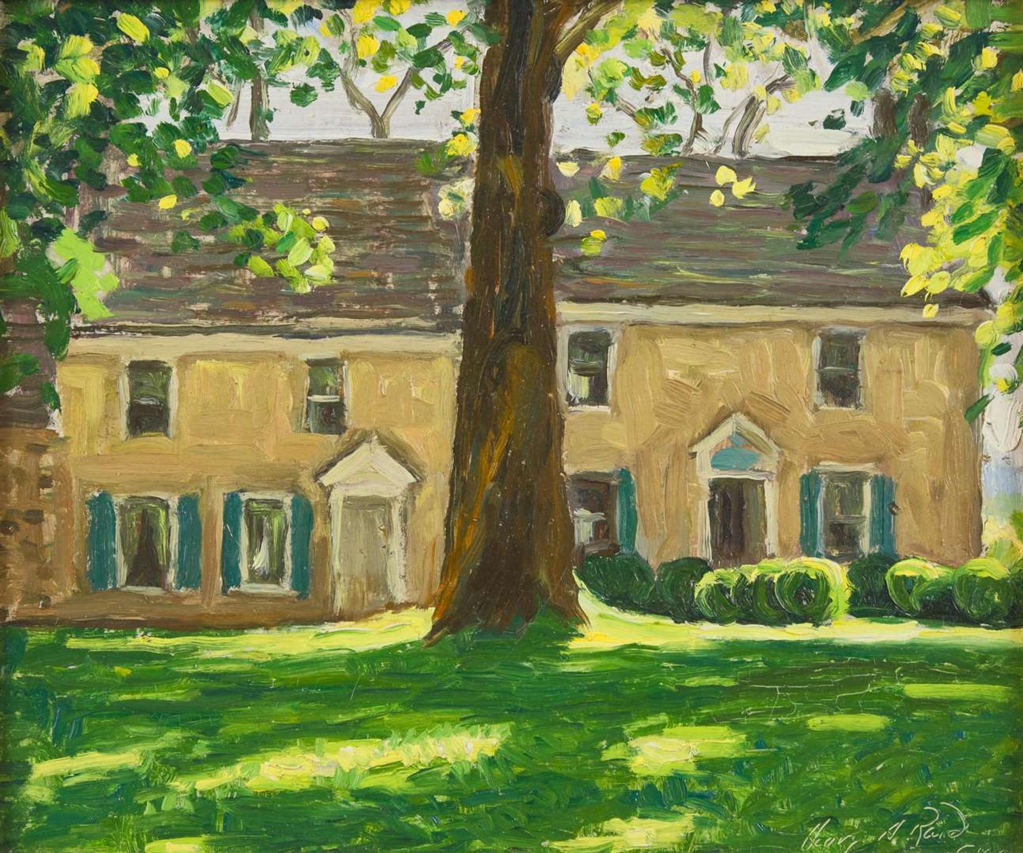 Henry Asbury Rand (American, 1886 - 1961) - Shadow Brook Farm - Holicong, Pennsylvania