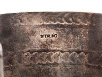 Navajo Stamped and Chiseled Cuff Bracelets