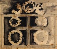 Jacques Lipchitz, (Lithuanian, 1891-1973), Sketch of Monumental Gates