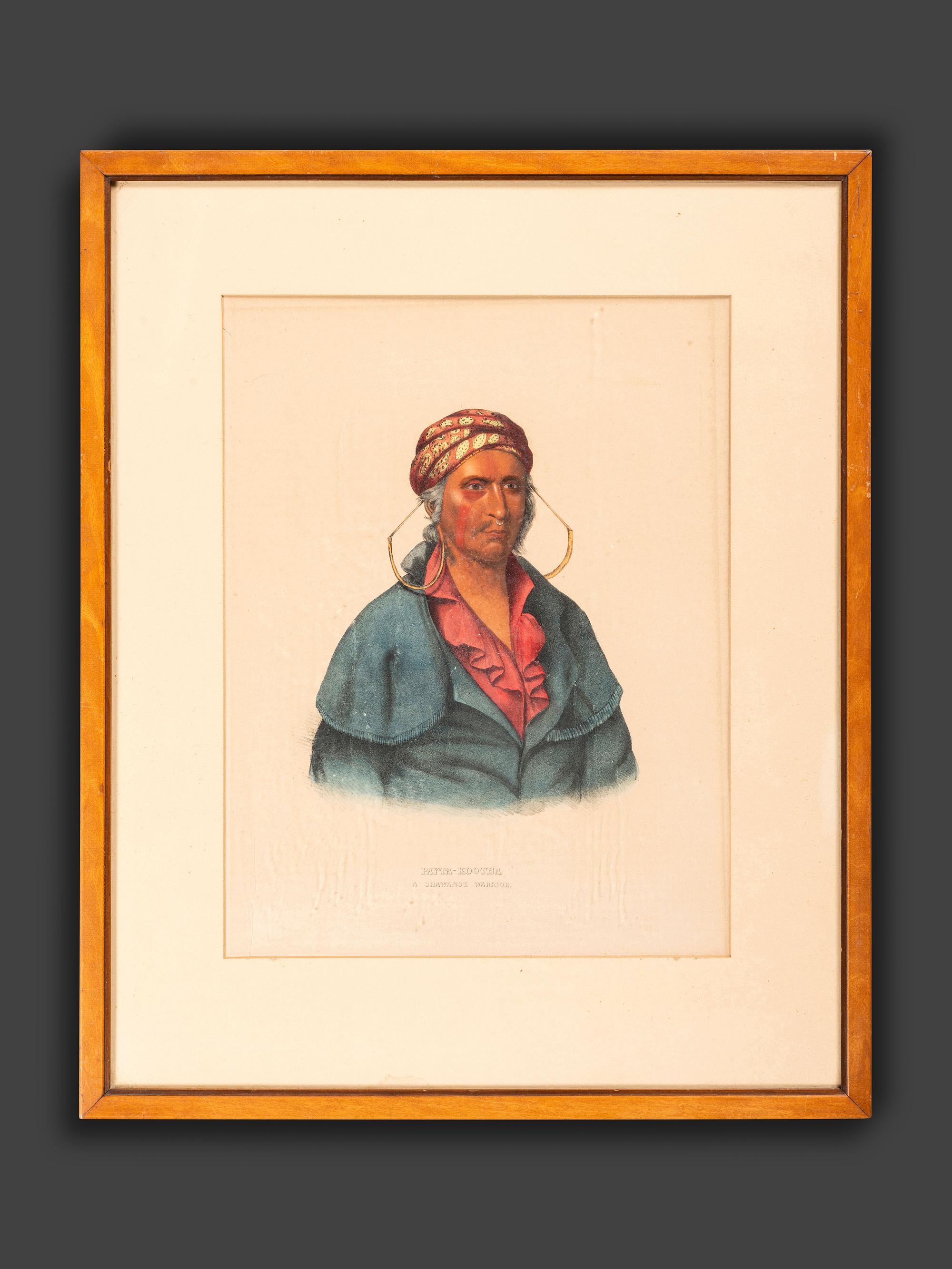 Three Hand-Colored Lithographs by McKenney and Hall