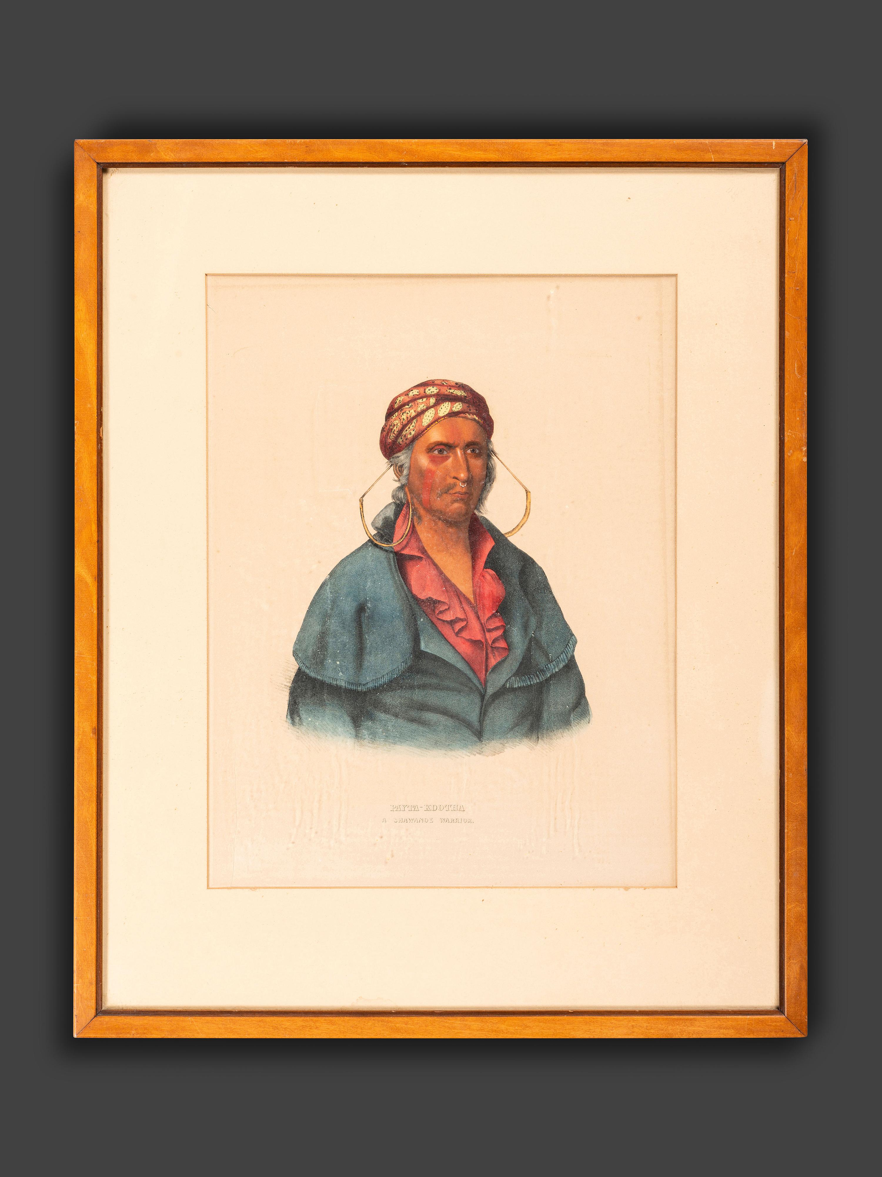 Three Hand-Colored Lithographs by McKenney and Hall