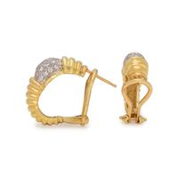 YELLOW GOLD AND DIAMOND SET