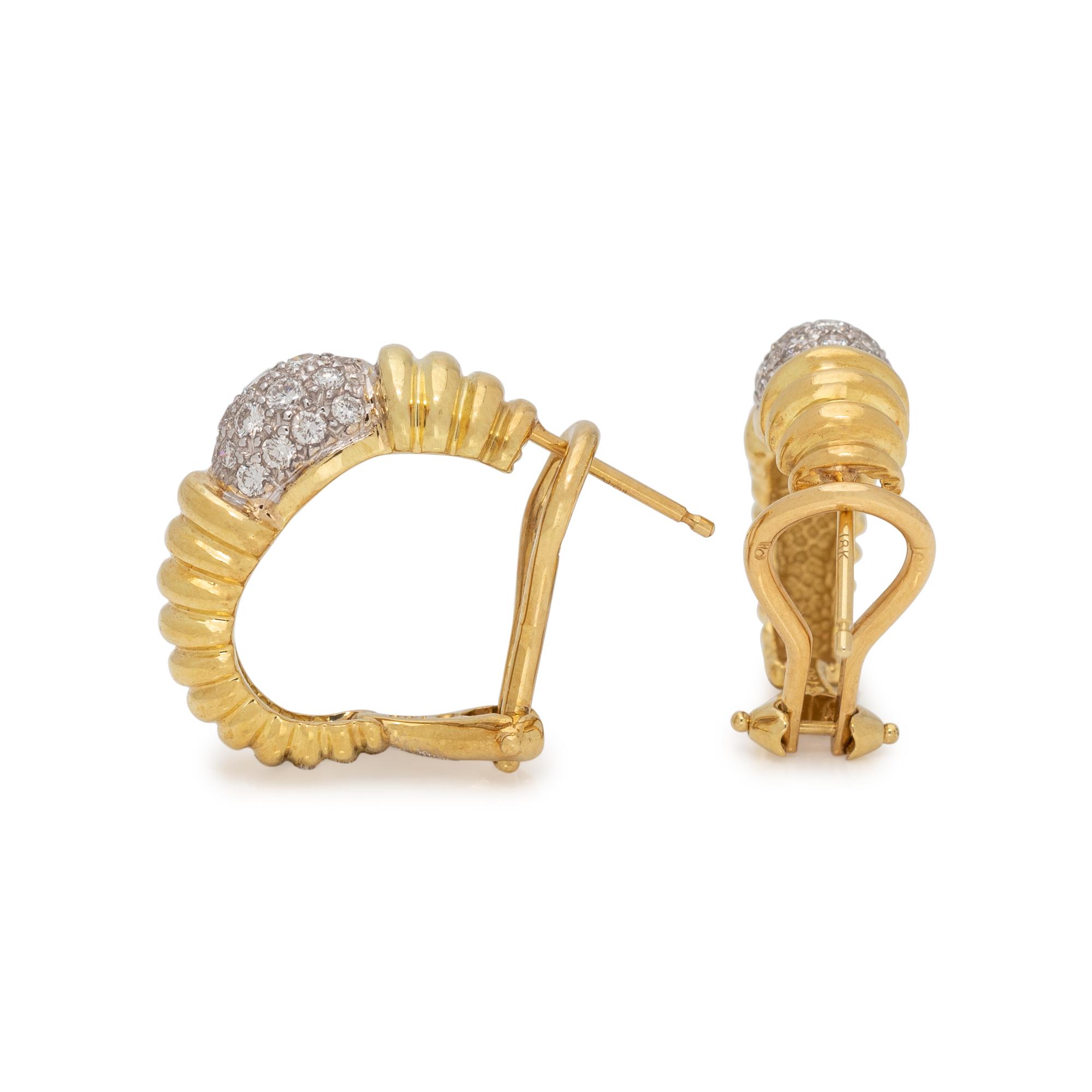 YELLOW GOLD AND DIAMOND SET