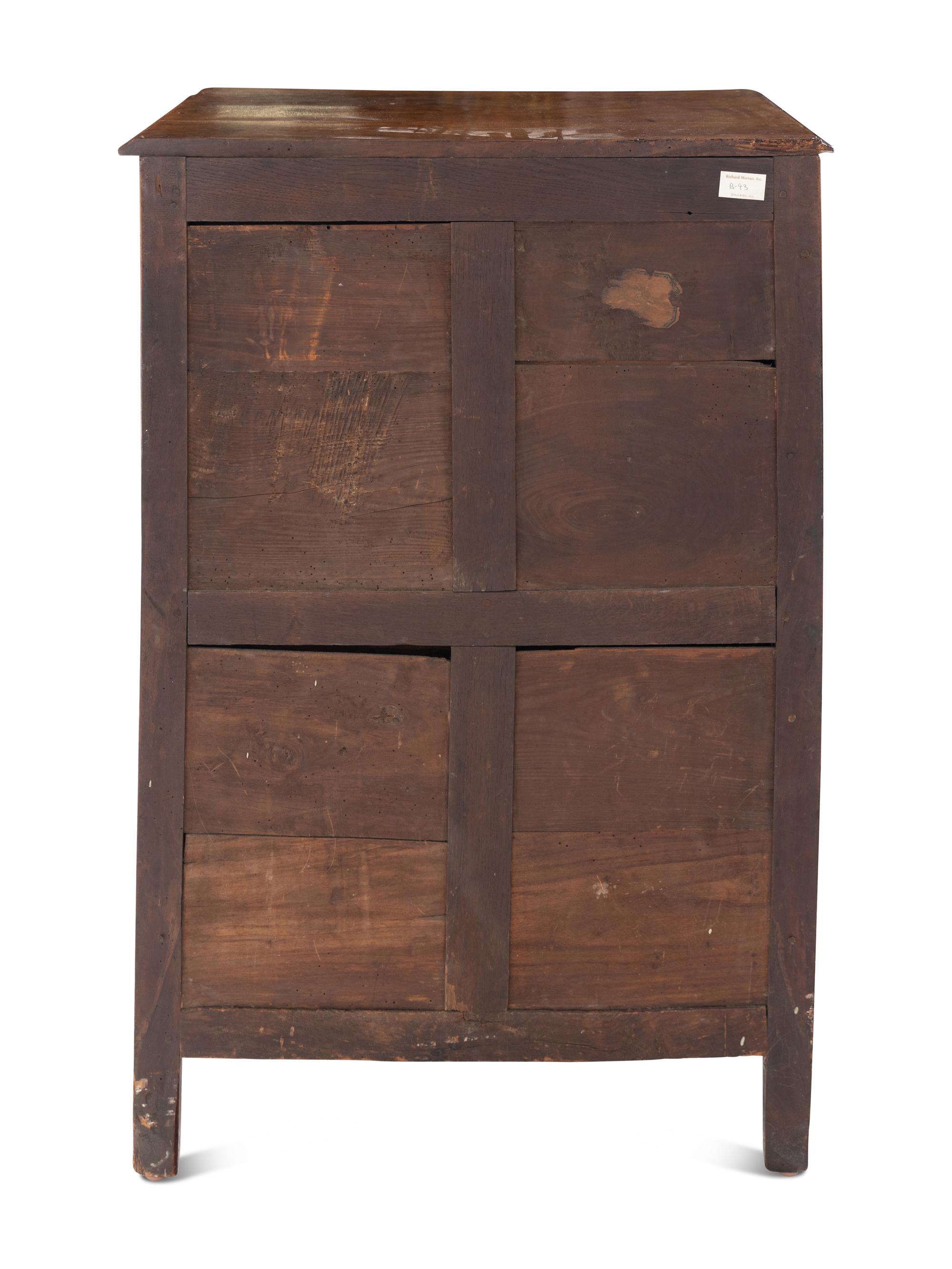 A Louis XV Provincial Walnut Semainier