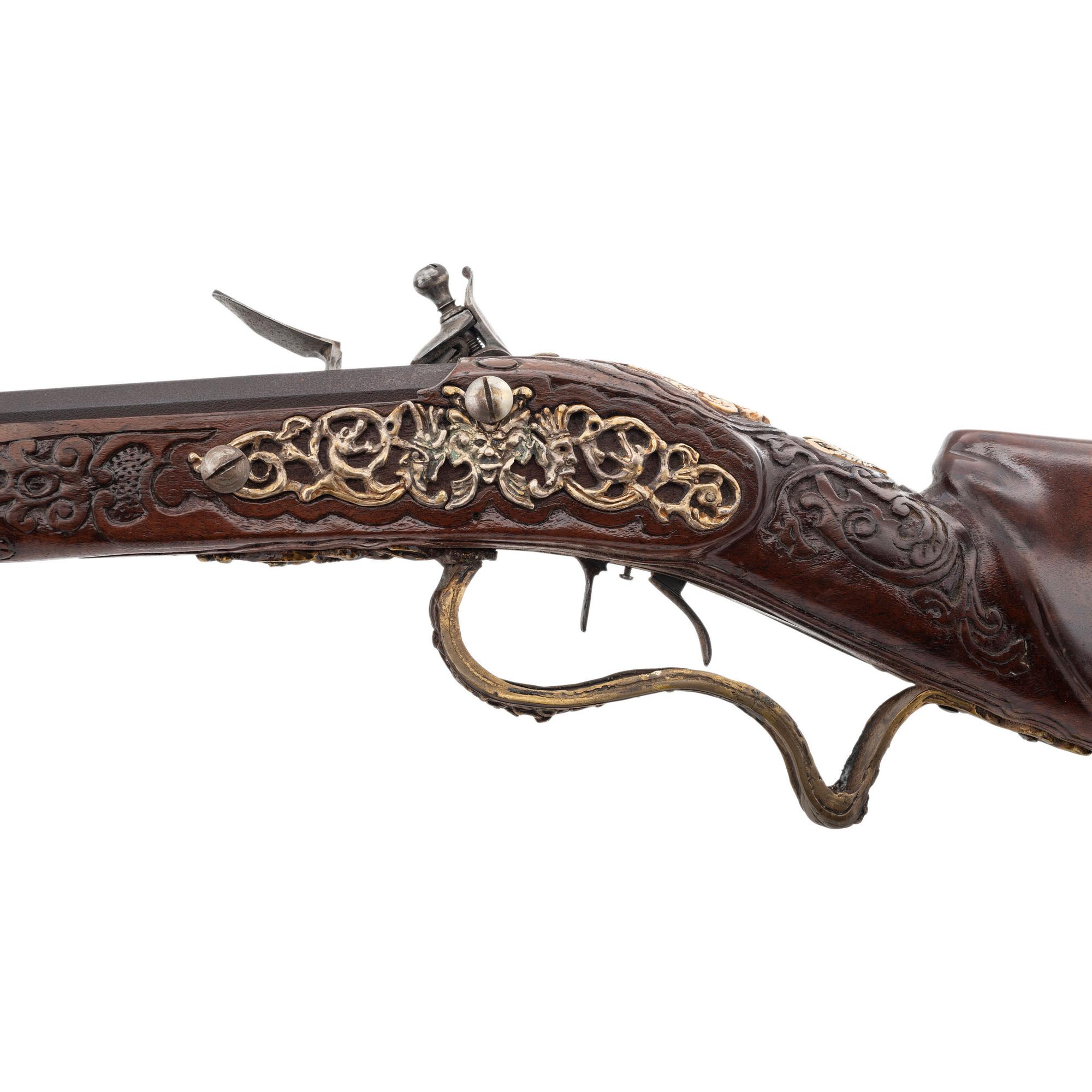 Contemporary Flintlock Jaeger Rifle