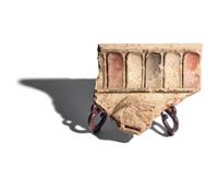 An Etruscan Painted Terracotta Relief Fragment