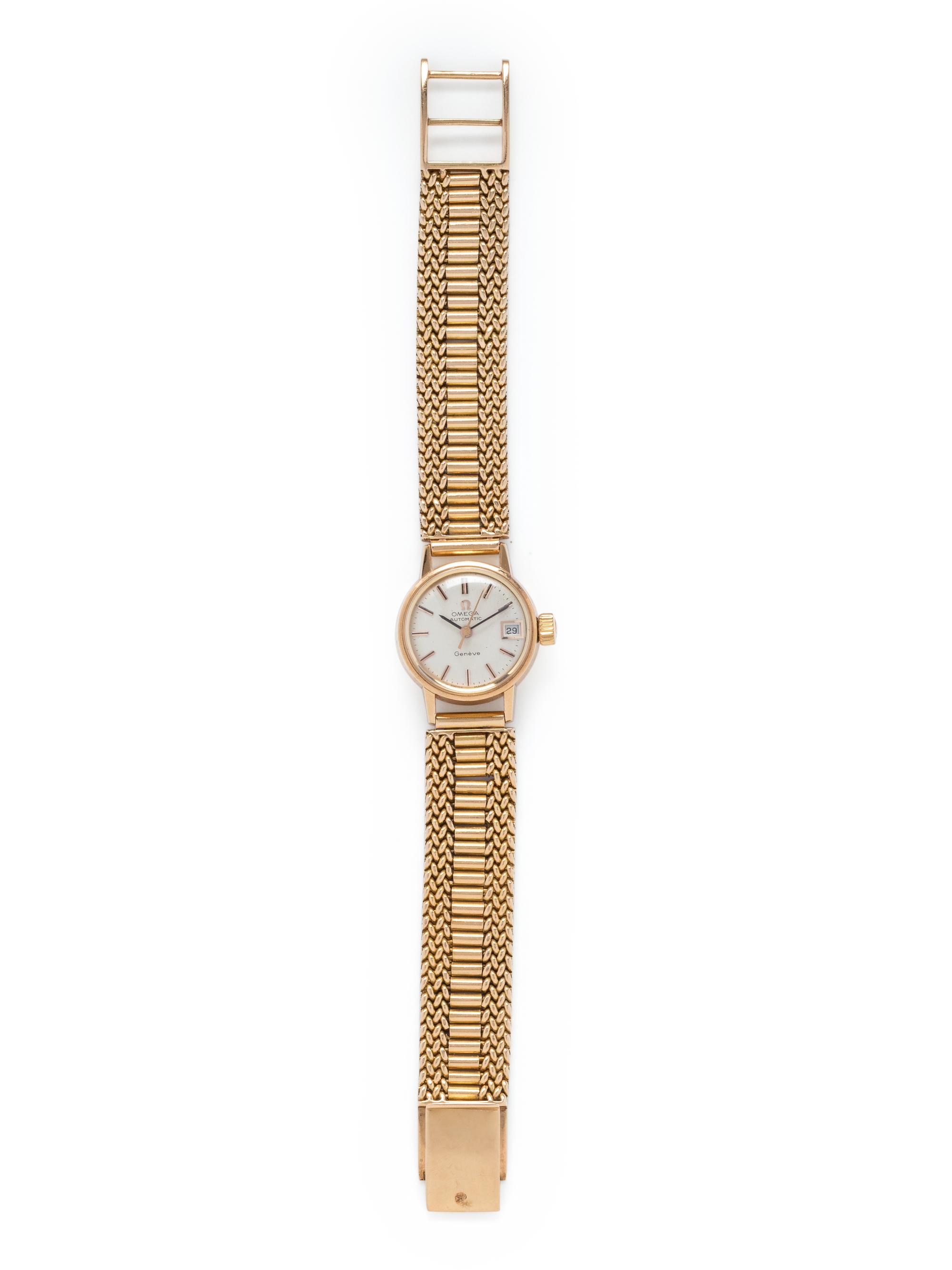 OMEGA, 18K YELLOW GOLD 'SEAMASTER' WRISTWATCH