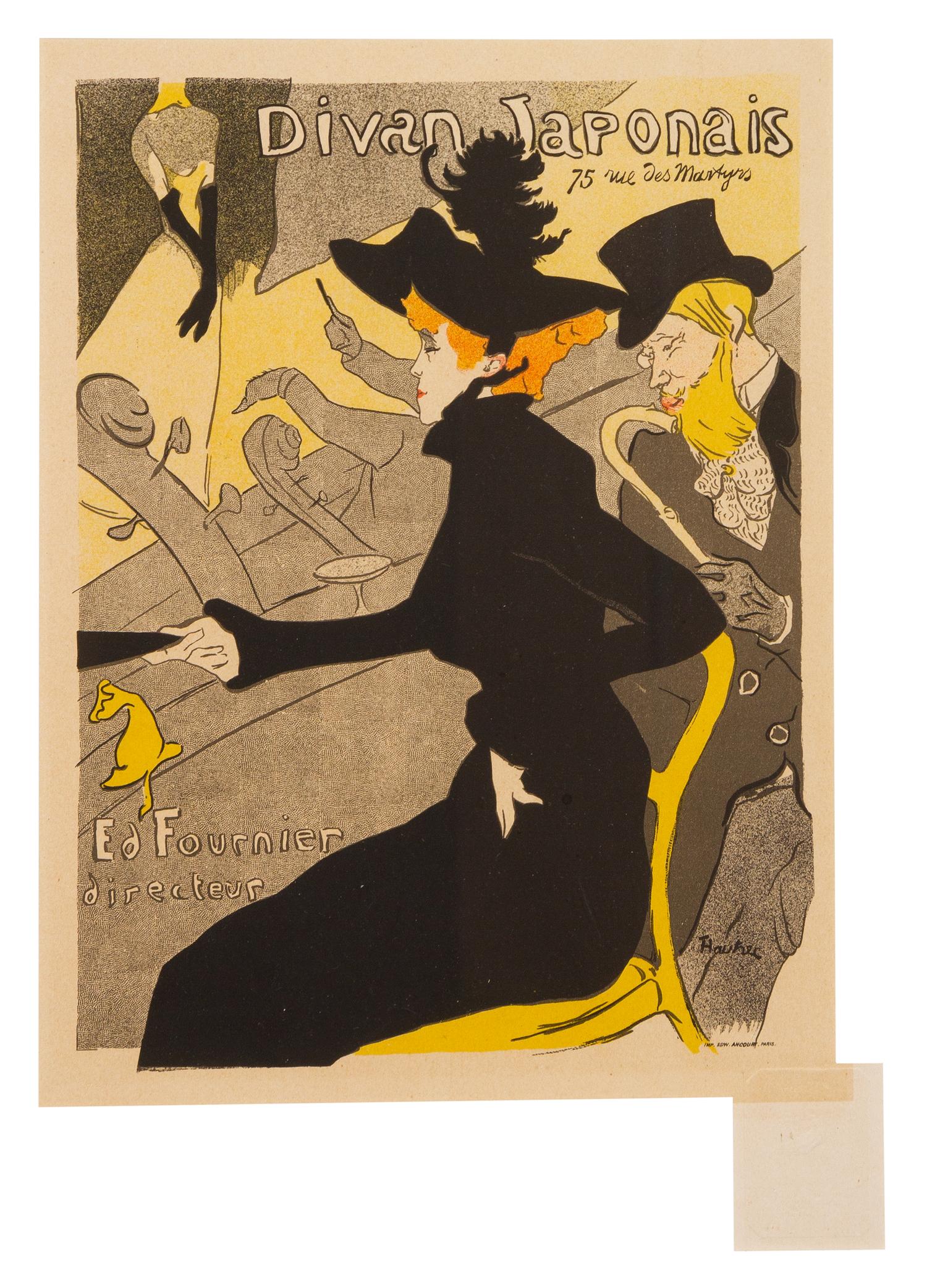 Henri de Toulouse-Lautrec, (French, 1864-1901), Divan Japonais, 1892-93