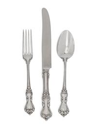 An American Silver Flatware Service