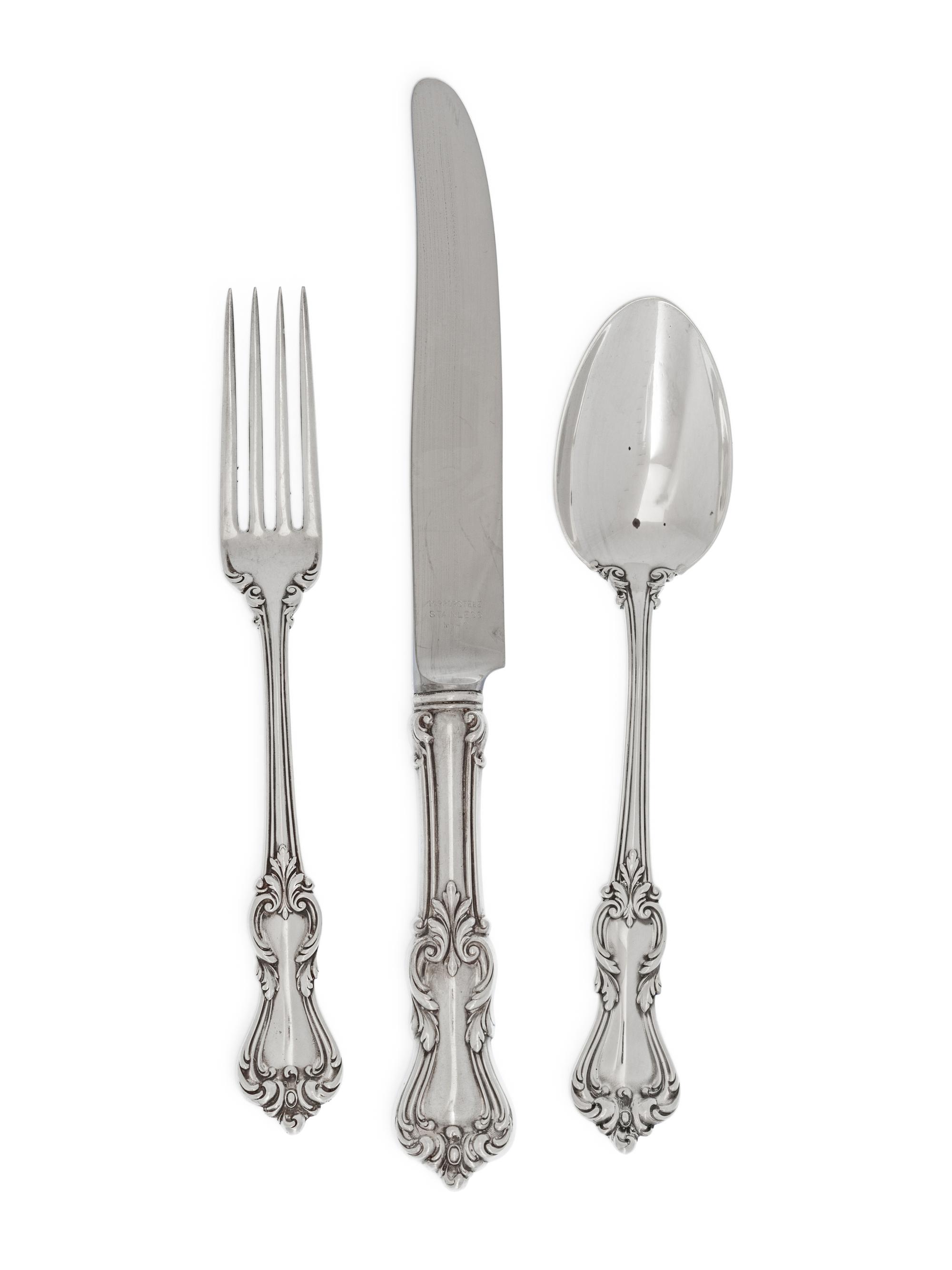 An American Silver Flatware Service