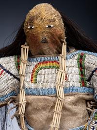 Sioux Doll, with American Flags