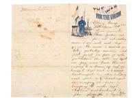 [CIVIL WAR]. Archive of war-date letters by Daniel T. Dunsmoor, 147th NY Infantry, DOW sustained at the Battle of the Wilderness, and his two brothers who also served in New York regiments, one of whom died of disease during the war.