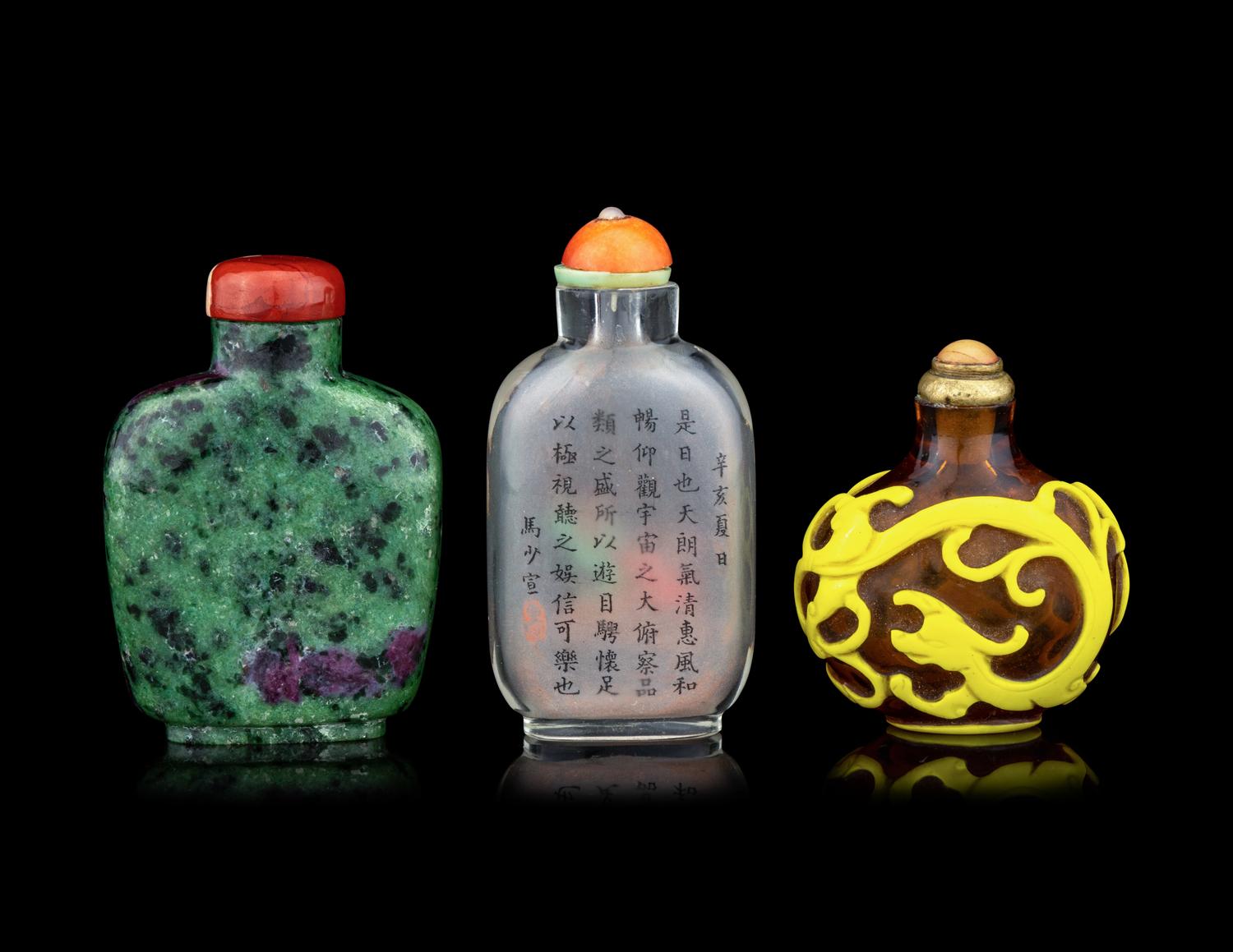 Three Snuff Bottles