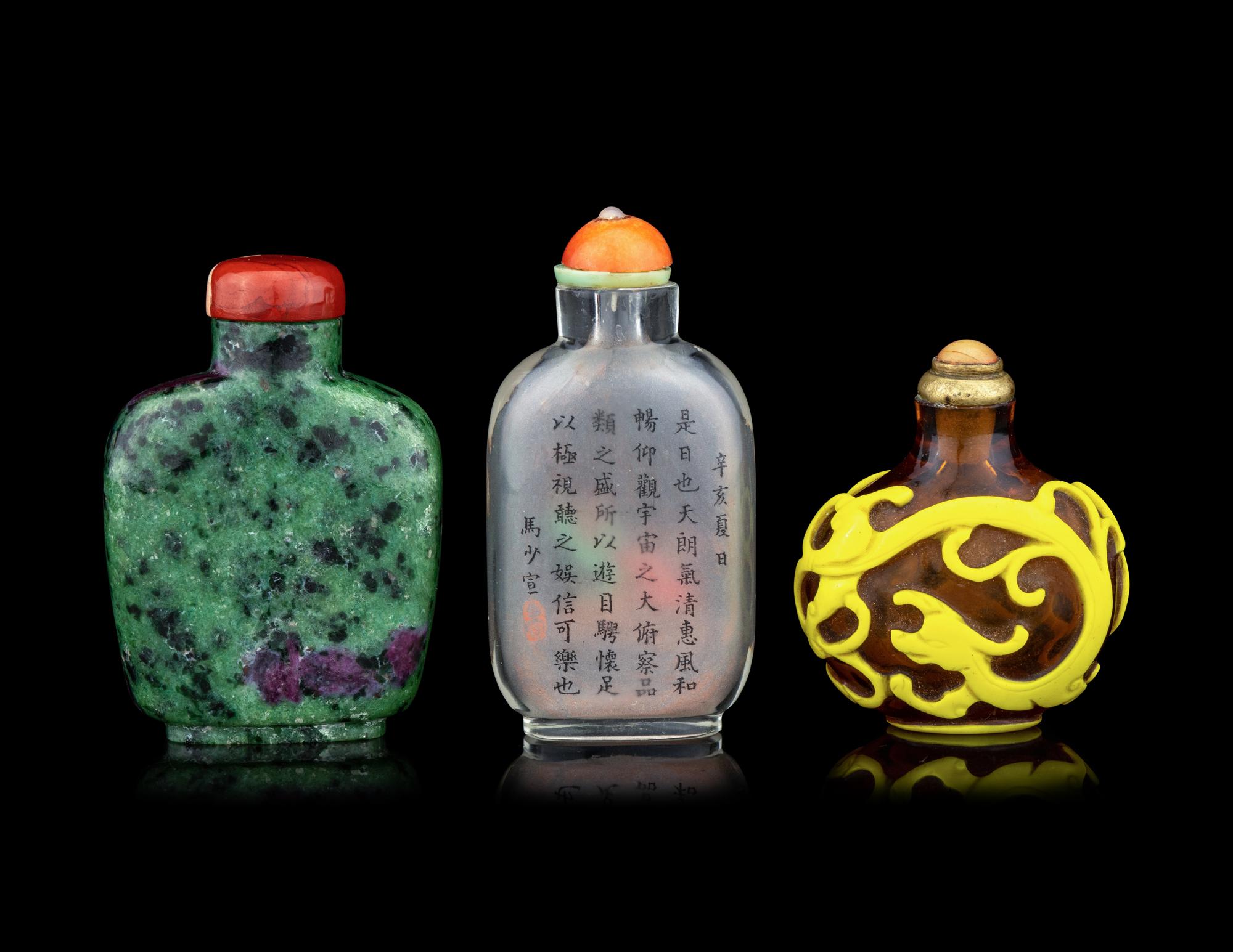 Three Snuff Bottles
