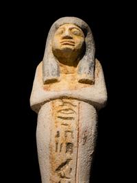 An Egyptian Limestone Ushabti for Lady Puiu