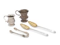 A Group of English and American Silver Serving Articles