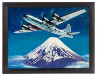 LEYDENFROST, Alexander (1888-1961). Boeing's B-29's Soften up Japan for Invasion . c. 1944.
