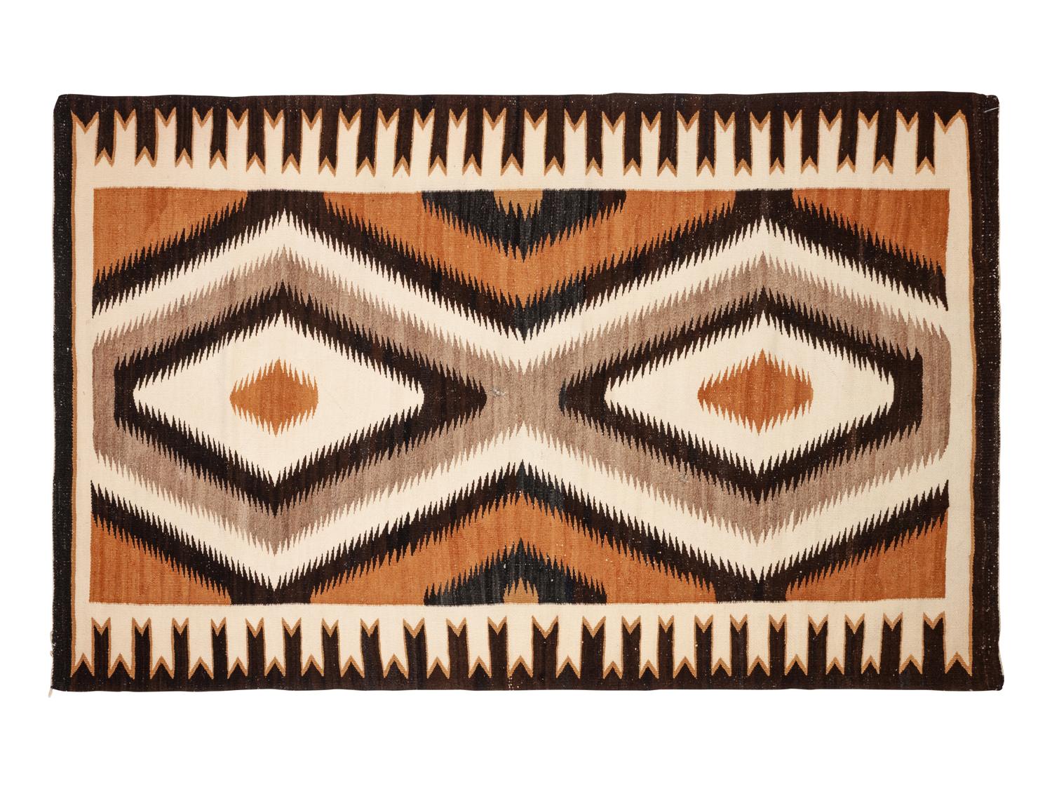 Two Navajo Eastern Reservation Weavings