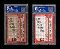 A 1989 Bowman Tiffany Ken Griffey Jr. Baseball Card No 220 (PSA 8 NM-MT),