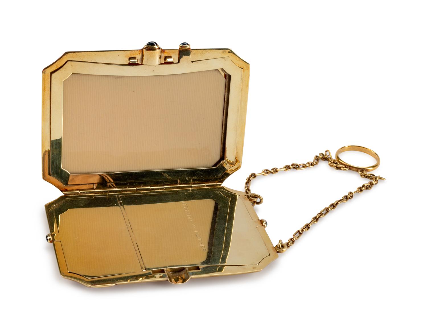 An American Art Deco 14K Gold Compact — Circa 1930