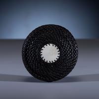Baleen Basket, with Carved Salmon Finial