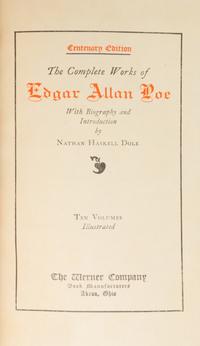 POE, EDGAR ALLAN. The Complete Works. Akron, OH, 1908. 10 vols.