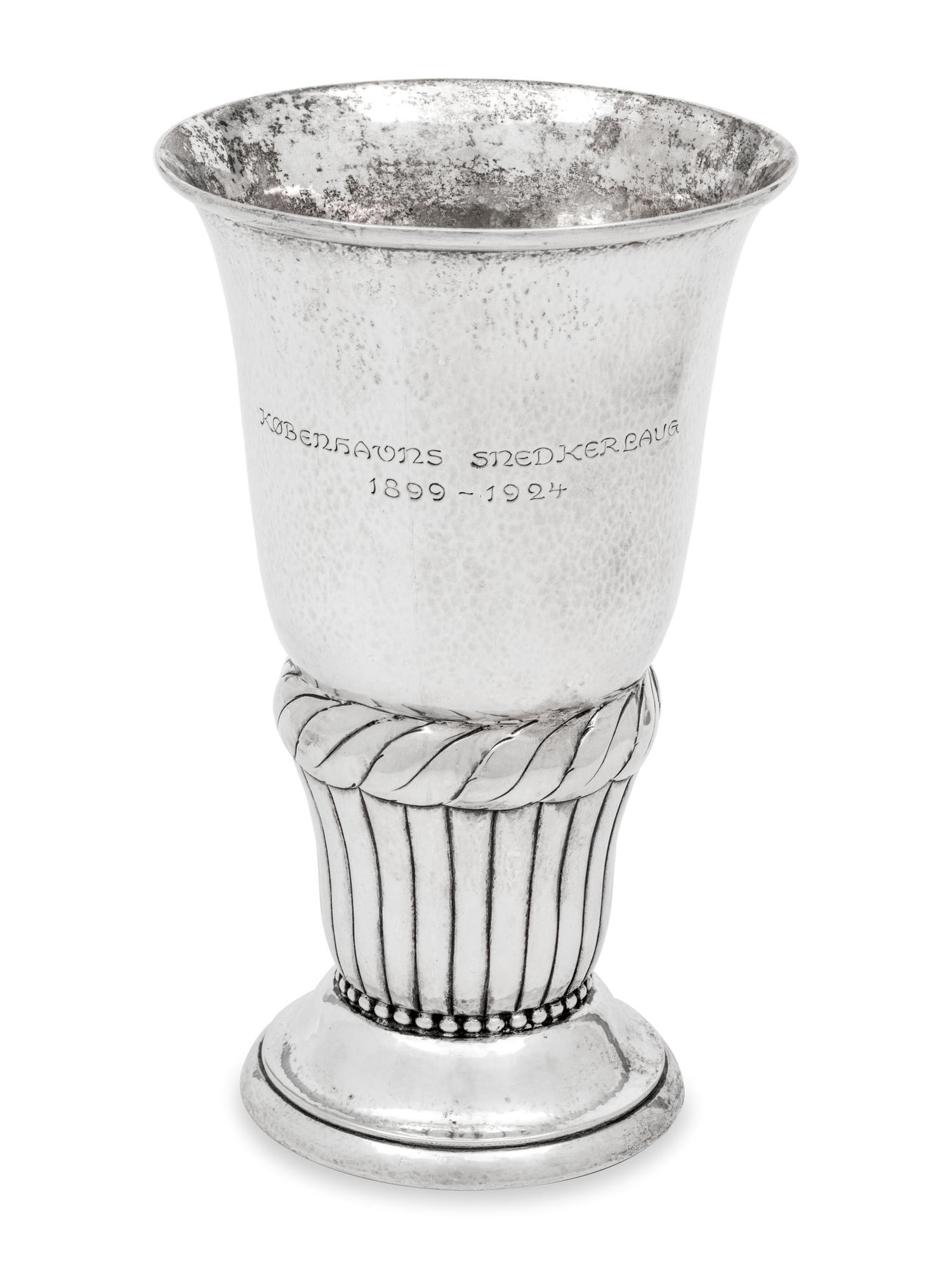 A Danish Silver Vase