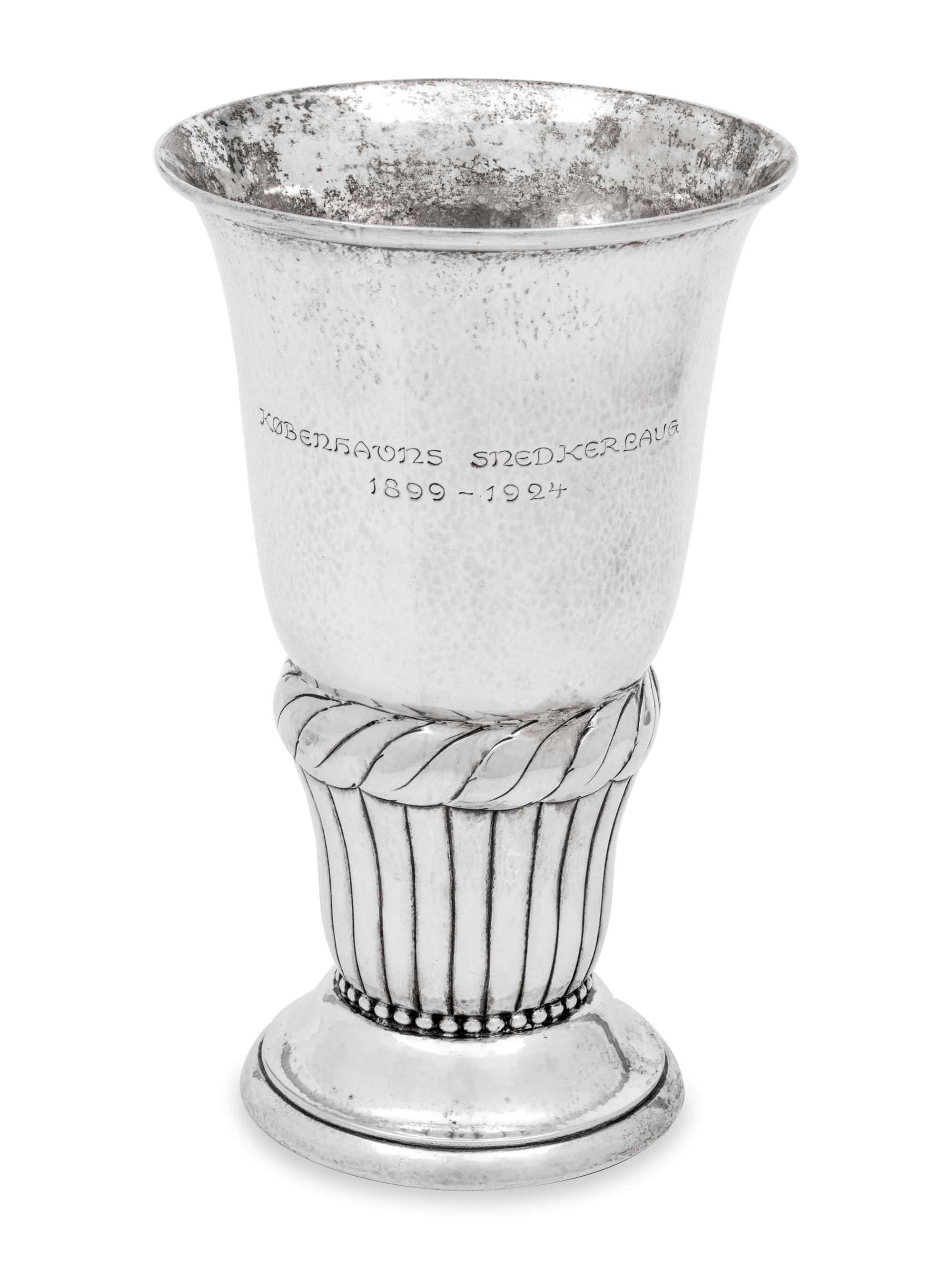 A Danish Silver Vase