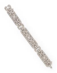 ART DECO, DIAMOND BRACELET