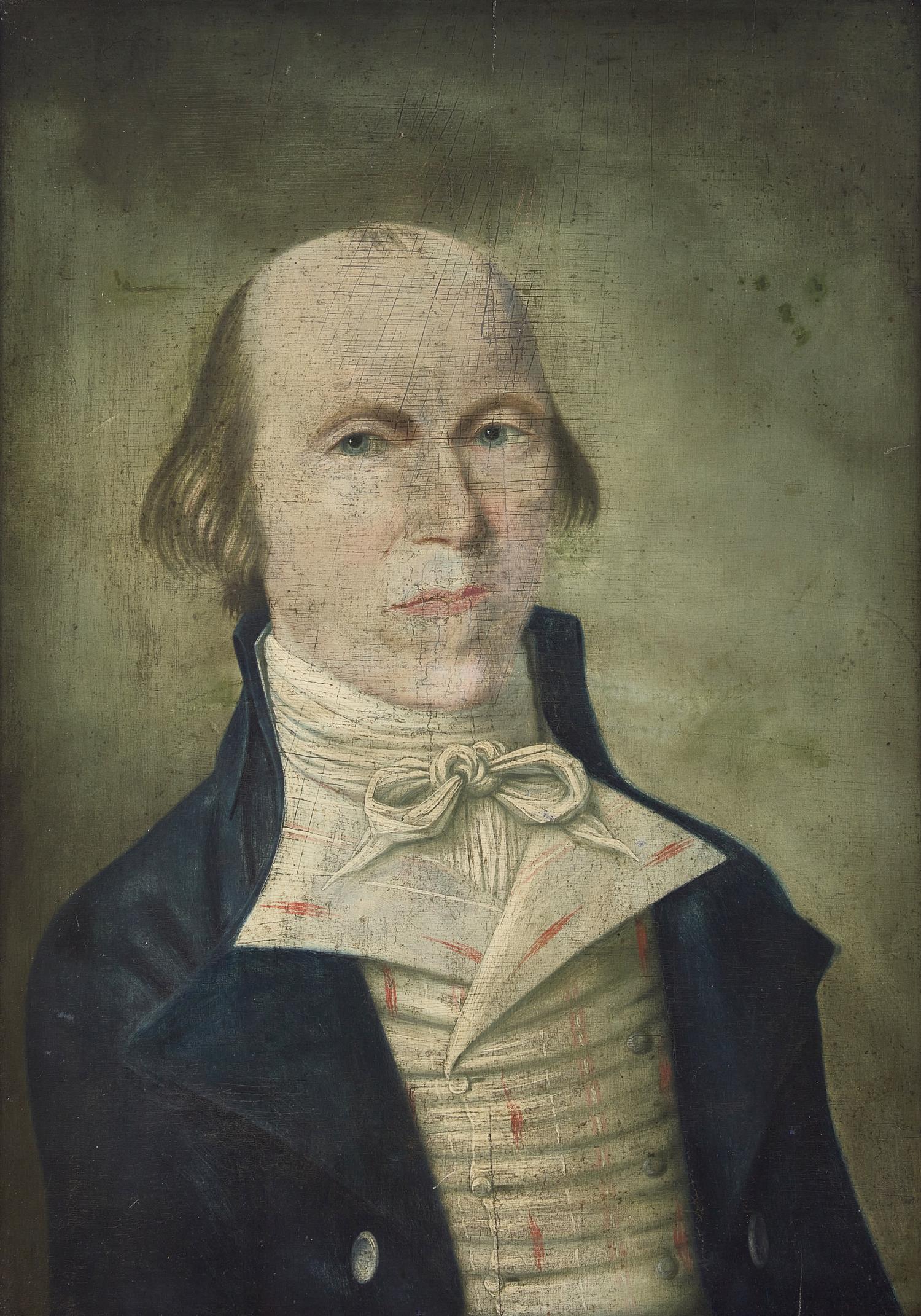 Attributed to Isaac Heston (1746-1824), A Self-Portrait