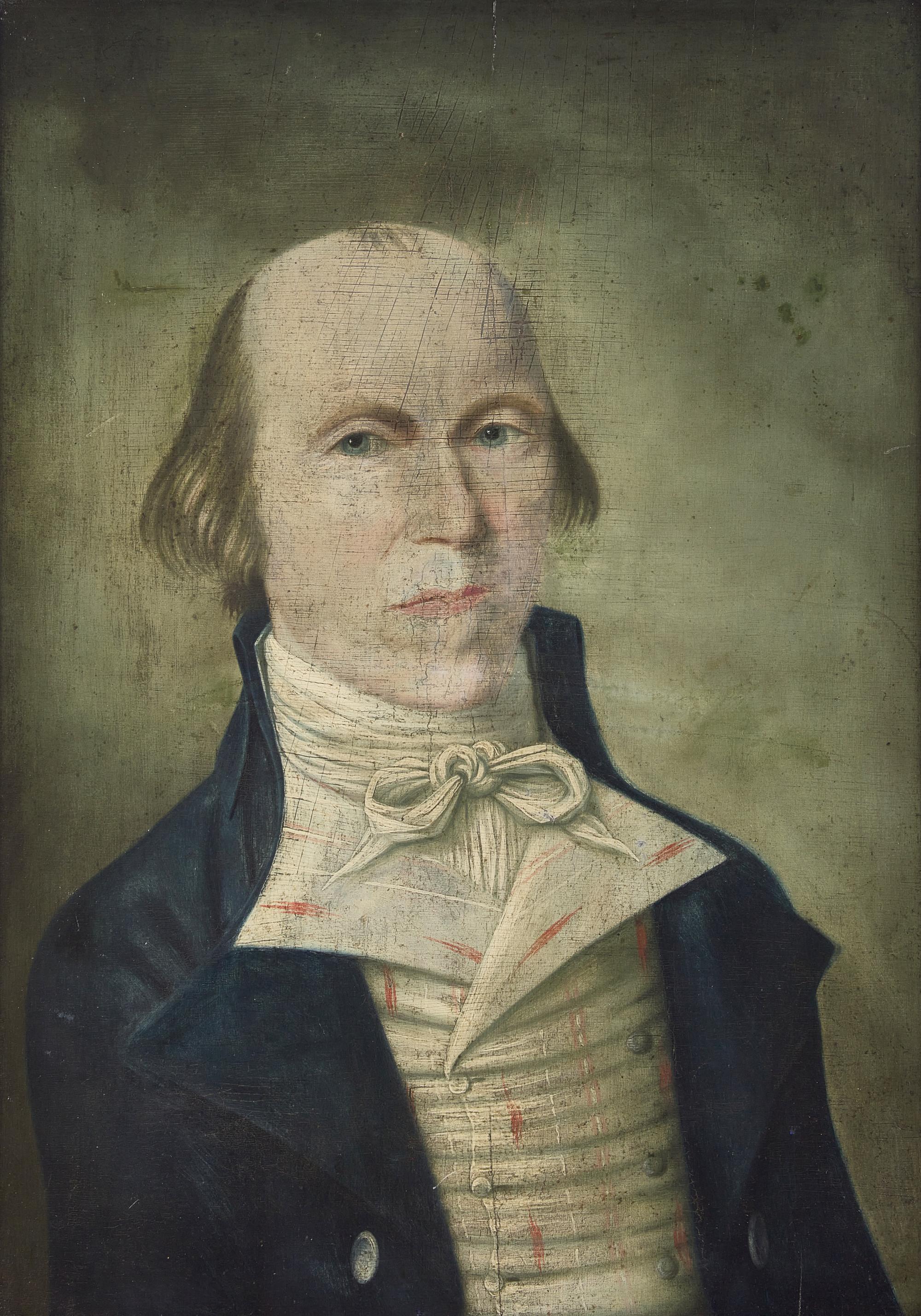 Attributed to Isaac Heston (1746-1824), A Self-Portrait