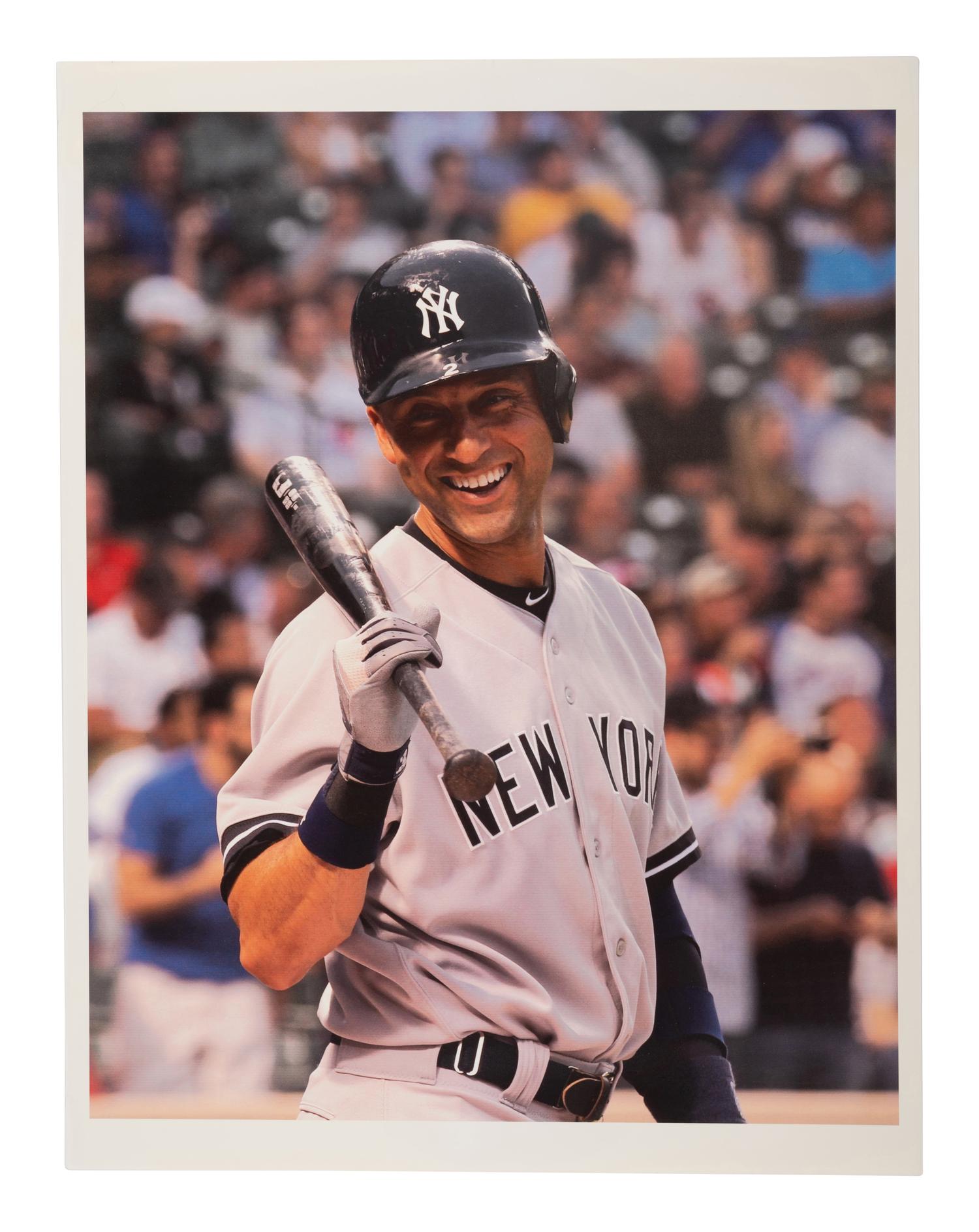 An Original, Never Published Derek Jeter New York Yankees Large Format Photograph,