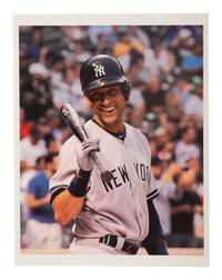 An Original, Never Published Derek Jeter New York Yankees Large Format Photograph,